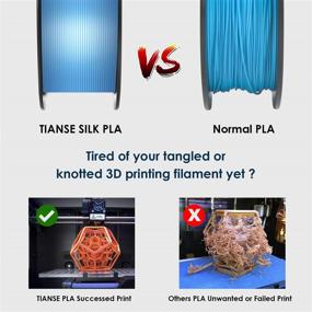 img 3 attached to 🖨️ TIANSE Silk PLA 3D Printer Filament for Additive Manufacturing Products