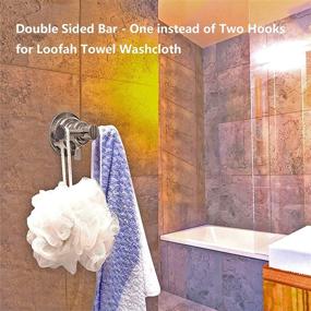 img 3 attached to BOPai Stylish Suction Cup Shower Hooks: Versatile Holders for Loofahs, Towels, and Washcloths