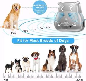 img 1 attached to 🐶 Nest 9 Ultrasonic Bark Control Device - Automatic Anti Barking Deterrent for Dogs: Small, Medium & Large. 3 Adjustable Levels of Ultrasonic Volume