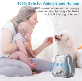 img 3 attached to 🐶 Nest 9 Ultrasonic Bark Control Device - Automatic Anti Barking Deterrent for Dogs: Small, Medium & Large. 3 Adjustable Levels of Ultrasonic Volume