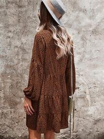 img 3 attached to 🐆 Stylish Leopard Print Vacation Dresses for Women from MOPOOGOSS Fashion