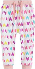 img 4 attached to 👧 Charlene Max Toddler Girls' Sweatpants - Little Clothing