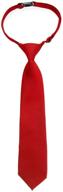 👔 enhanced seo: retreez solid matte microfiber pre tied neckties for boys - stylish accessories logo