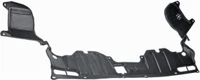 img 2 attached to 🚗 Dorman 926-311 Front Engine Splash Shield: Premium Black Automotive Part for Optimal Protection