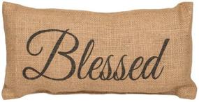 img 3 attached to 🌾 Blessed Country Pillow with Small Burlap Accent