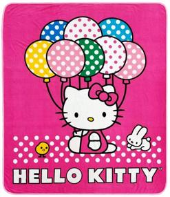 img 4 attached to Hello Kitty Blanket Sanrio Baloon