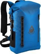 🎒 skog å kust backsåk pro: 35l waterproof floating backpack with airtight zippered pocket - blue логотип