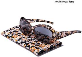 img 3 attached to 👓 Elegant Womens Reading Glasses with Beautiful Patterns - EYEGUARD Outdoor Reading Sunglasses for Ladies