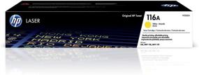 img 4 attached to 🖨️ Картридж с желтым тонером HP 116A W2062A: высококачественное решение для печати
