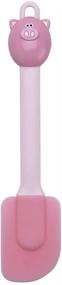 img 4 attached to 🍳 Joie Piggy Wiggy 7802 Spatula - Heat-Resistant Nonstick Silicone Baking Tool, 9.75-Inches, Pink