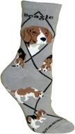 🧦 wheel house designs beagle women's argyle socks (size 6-8.5): stylish and comfortable footwear for beagle enthusiasts logo