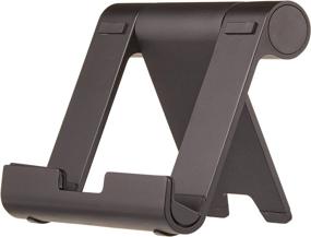 img 3 attached to 📱 Amazon Basics Multi-Angle Portable Stand - Black for iPad Tablet, E-reader and Phone: The Ultimate Device Holder