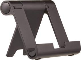 img 4 attached to 📱 Amazon Basics Multi-Angle Portable Stand - Black for iPad Tablet, E-reader and Phone: The Ultimate Device Holder