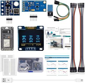 img 4 attached to Набор метеостанции с ESP8266, многочисленными датчиками и OLED-дисплеем для Arduino IDE IoT Starter (включая руководство)