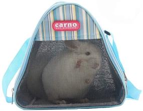 img 4 attached to Wontee Small Animals Carrier Bag: The Perfect Portable Outgoing Bag for Hamsters, Rats, Guinea Pigs, Hedgehogs, Chinchillas, and Squirrels