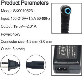 img 2 attached to 🔌 New Laptop AC Adapter Charger for HP Pavilion 11 13 15 and EliteBook Folio 1040 g1; HP Stream 13 11 14 - 740015-003 741727-001 A045R07DH HSTNN-DA35 HSTNN-LA35 HSTNN-CA40 HSTNN-DA40 HSTNN-LA40 ADP-45WD B