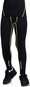 img 3 attached to TERODACO Compression Leggings Soccer Basketball