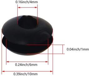 img 3 attached to Fielect Diameter Double Deck Protector Grommets Industrial Hardware