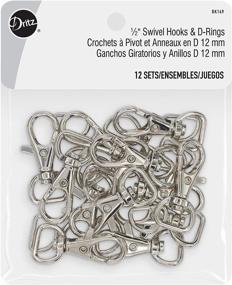 img 4 attached to Dritz Swivel Hooks Nickel Accessories