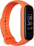 🟠 amazfit band 5 fitness tracker with alexa built-in: enhanced features for health monitoring, music control, and water resistance in vibrant orange логотип