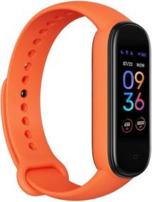 img 4 attached to 🟠 Amazfit Band 5 Fitness Tracker with Alexa Built-In: Enhanced Features for Health Monitoring, Music Control, and Water Resistance in Vibrant Orange