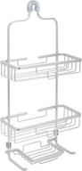 neverrust rustproof aluminum shower 🚿 caddy by zenna home - satin chrome logo