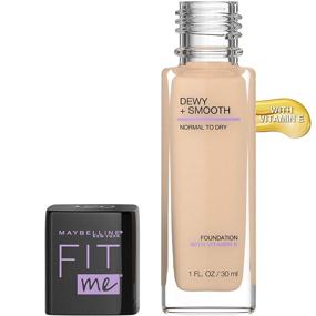 img 3 attached to 💄 Maybelline Fit Me Dewy + Smooth Foundation, Classic Ivory (120), 1 Fl. Oz - 1 Count (Packaging May Vary)