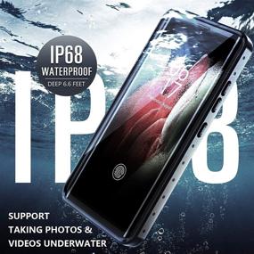 img 3 attached to 📱 Waterproof Case for Samsung Galaxy S21 Ultra - Oterkin Full Body 360° Underwater Case with Built-in Screen Protector, Dustproof & Shockproof - 6.8 inch (2021), for Samsung S21 Ultra 5G