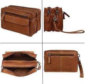 img 1 attached to 👜 Rustic Town Leather Clutch Wallet