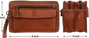 img 3 attached to 👜 Rustic Town Leather Clutch Wallet