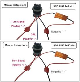 img 1 attached to 💡 Eliminate LED Turn Signal Hyper Flash with LivTee 4Pcs 50W 6ohm Load Resistors!