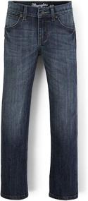 img 3 attached to 👖 Boys' Little Retro Slim Fit Straight Leg Jean by Wrangler Authentics