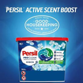 img 1 attached to 🌟 Persil Discs Laundry Detergent Pacs, Active Scent Boost, 59 Count - Boosted Performance!