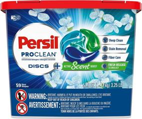 img 3 attached to 🌟 Persil Discs Laundry Detergent Pacs, Active Scent Boost, 59 Count - Boosted Performance!