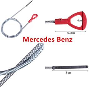 img 3 attached to 🧪 Mercedes Transmission Fluid Level Dipstick for Mercedes Benz & DODGE Sprinter Freightliner Van 722.6 722.7 722.8 722.9 Diagnostic Tool - 1220mm