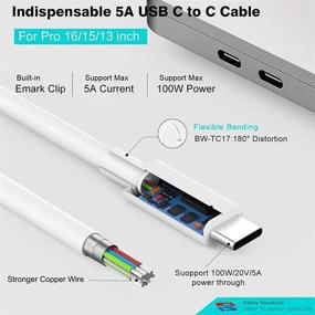 img 1 attached to High Power 96W USB-C Charger for MacBook Pro and Air | Type-C AC Adapter for Mac Book 16, 15, 13 inch | New Air 13 inch 2020/2019/2018