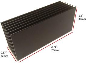 img 3 attached to 💻 Easycargo M.2 2280 SSD Heatsink Kit: Cooler Aluminum Heat Sink with Silicone Based Thermal Pad for Efficient Cooling of PC M2 NGFF SSD, NVME (70mmx22mmx30mm)