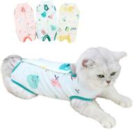 🐱 taozua cat recovery suit for abdominal wounds or skin diseases - professional e-collar alternative - post-surgery wear to prevent licking wounds in cats and dogs логотип