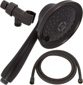 img 4 attached to 🚿 Enhance Your Shower Experience with our Handheld Shower Massager - Massage & Mist Kit - High Pressure, Adjustable Spray - 2.5 GPM - Oil-Rubbed Bronze