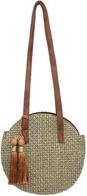 img 4 attached to QTKJ Handwoven Leather Shoulder Decorate Women's Handbags & Wallets