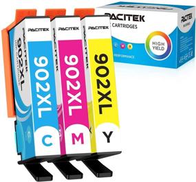 img 4 attached to PACITEK 902XL Ink Cartridges Combo Pack For HP 902 902XL Combo Pack (Latest Chip) For HP OfficeJet Pro 6978 6962 6968 6975 6960 6970 6950 6954 6979 6951 Printer (C/M/Y