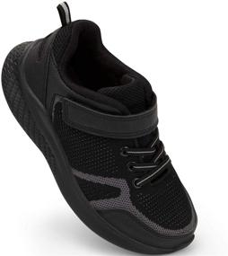 img 4 attached to 👟 Firelli Breathable Black Kids' Shoes, Size 12 - Girls' Shoe