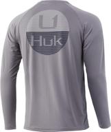 huk standard pursuit 🦈 men's clothing with sharkskin protection logo