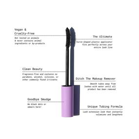 img 3 attached to 💯 Totally Tubular Mascara - Vegan, Cruelty-free, Flake-free, Smudge-free, Clean Beauty, Easy to Remove | 8.5ml – The Ultimate