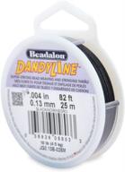 🧵 dandyline 0.13mm black beadalon - 25-meter spool logo