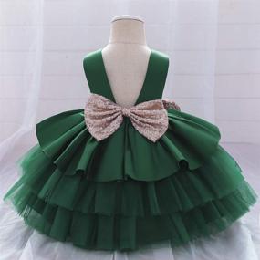 img 2 attached to Bowknot Pageant Toddler Dresses Headwear Apparel & Accessories Baby Girls