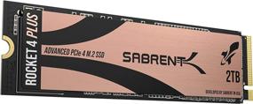 img 4 attached to Sabrent 2TB Rocket 4 Plus NVMe 4.0 Gen4 PCIe M.2 Internal SSD | Extreme Performance Solid State Drive | R/W 7100/6600MB/s | SB-RKT4P-2TB Сабрент 2ТБ Рокет 4 Плюс NVMe 4.0 Ген4 PCIe M.2 Внутренний SSD | Винчестер экстремальной производительности | Чтение/Запись 7100/6600 МБ/с | SB-RKT4P-2TB