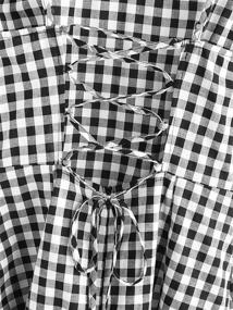 img 1 attached to 👗 SweatyRocks Women's Spaghetti Casual Gingham Clothing: Comfortable and Stylish Womenswear