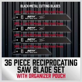 img 1 attached to SEDY 36 Piece Reciprocating Pruning Blades