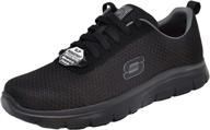 👟 skechers work advantage bendon black: the perfect work shoe for ultimate comfort and durability logo